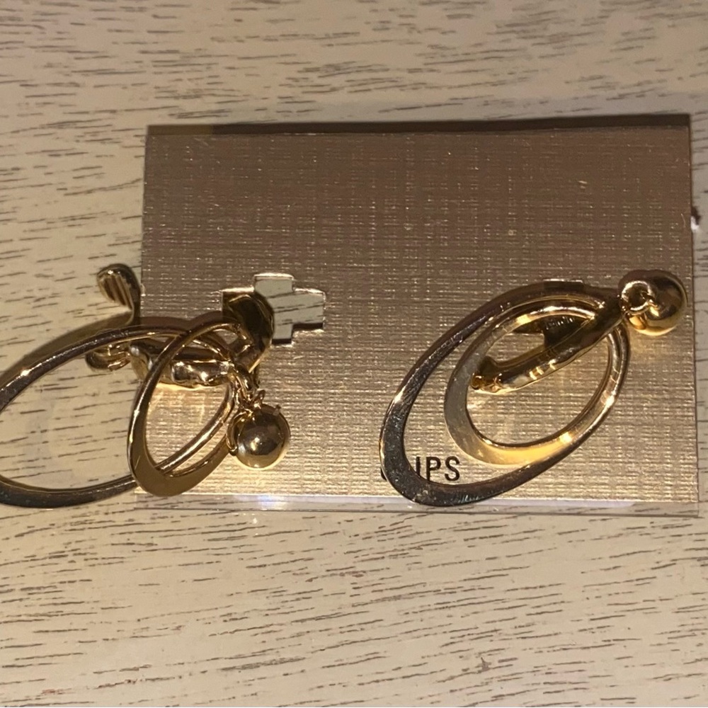 Vintage Clip-on Hoop Earrings